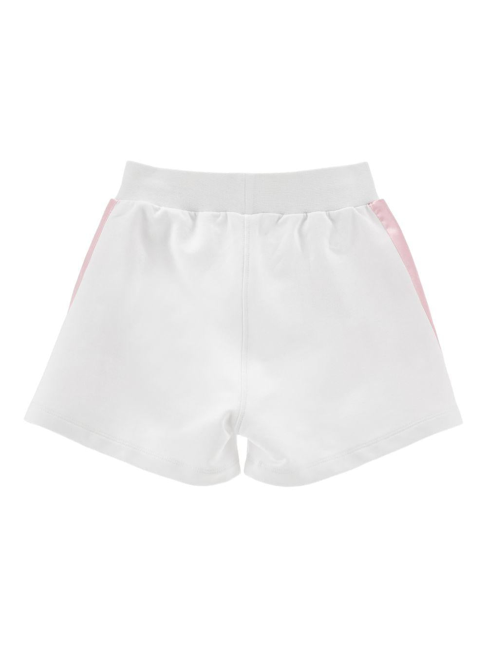 Shorts con stampa floreale e bande laterali 19G4037007 9990 MONNALISA KIDS 