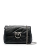 Borsa Classic love Bag puff nera-argento
