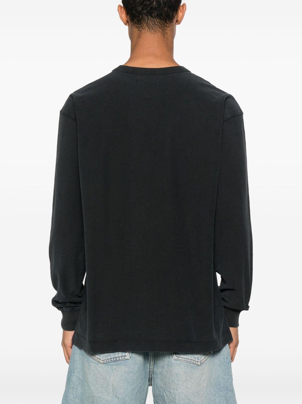T-shirt Nera in Cotone P204 TJWB724 PURPLE BRAND 
