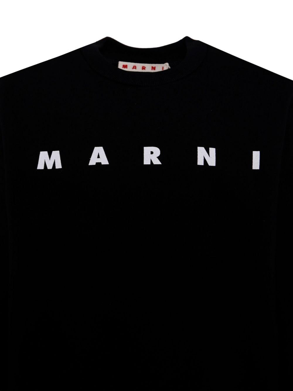 Felpa con logo M01612M00V0 0M900 MARNI KIDS 