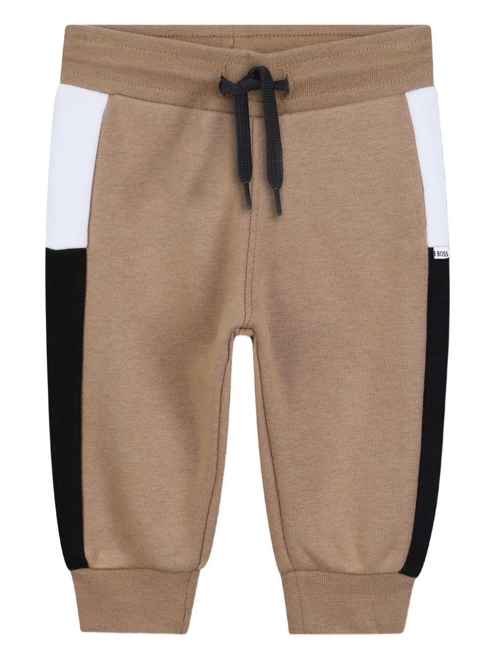 Pantaloni Sportivi con Inserti a Contrasto J52429 269 BOSS KIDS 