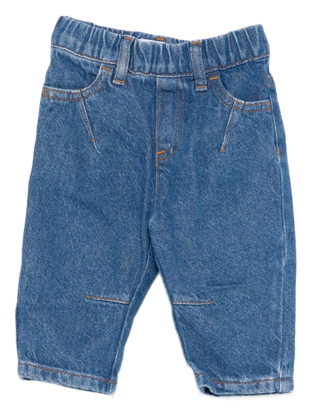 Jeans elasticizzati con elastico in vita EB001112AF21778 MB002 EMPORIO ARMANI KIDS 