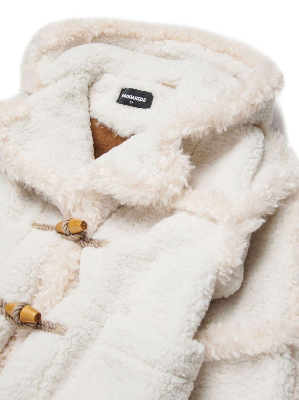 Giacca in Shearling con Logo DQ3045D0AE7 DQ102 DSQUARED KIDS 
