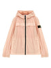 Giubbino rosa mini logo compass laterale