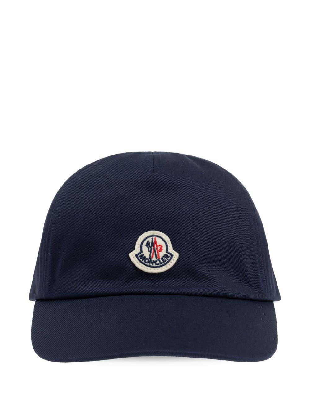 Cappello baseball blu logo frontale 9513B0000804863 742 MONCLER KIDS 
