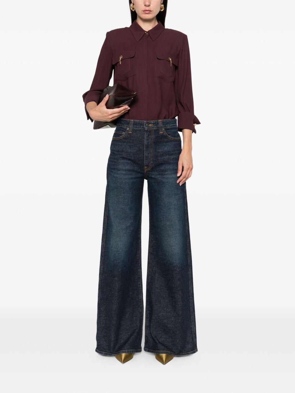Camicia Maniche Lunghe con Dettagli Ciondolo CA12256E2 EA4 ELISABETTA FRANCHI 