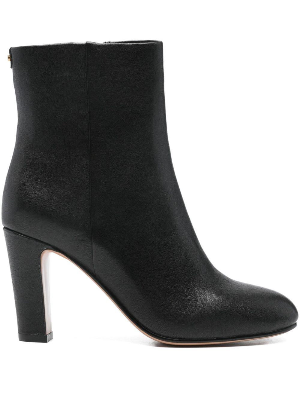 Stivaletti Donna Neri con Zip e Tacco Largo 252TGT152 00006 TWINSET 
