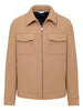 Giacca cammello con zip