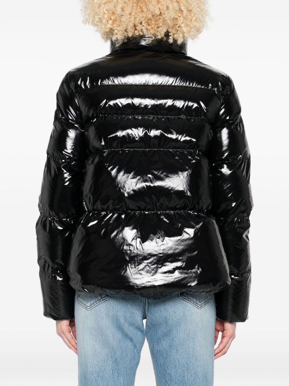 Piumino nero con chiusura a zip e tasche a filetto 101598A2P7 Z99 PINKO 