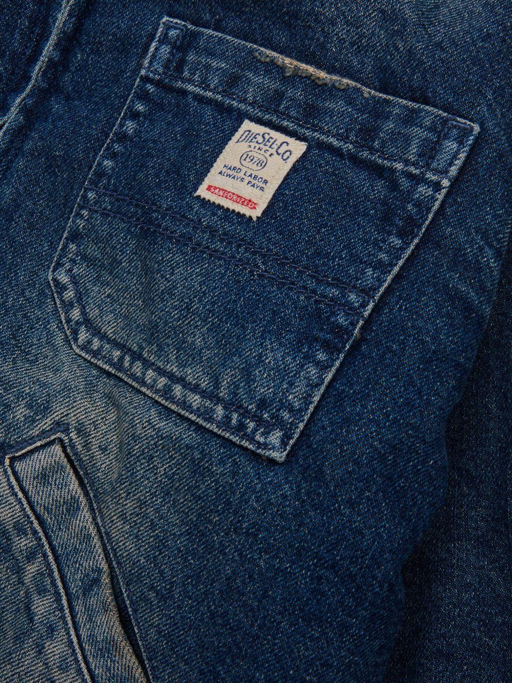 Giacca con Zip e Logo J02506KXBQC K01 DIESEL KIDS 