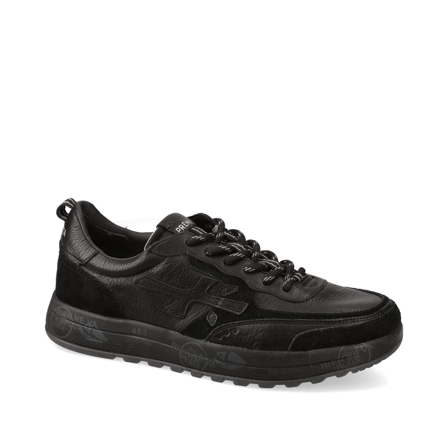Sneakers Nous in Pelle Nera NOUS 7732 PREMIATA 
