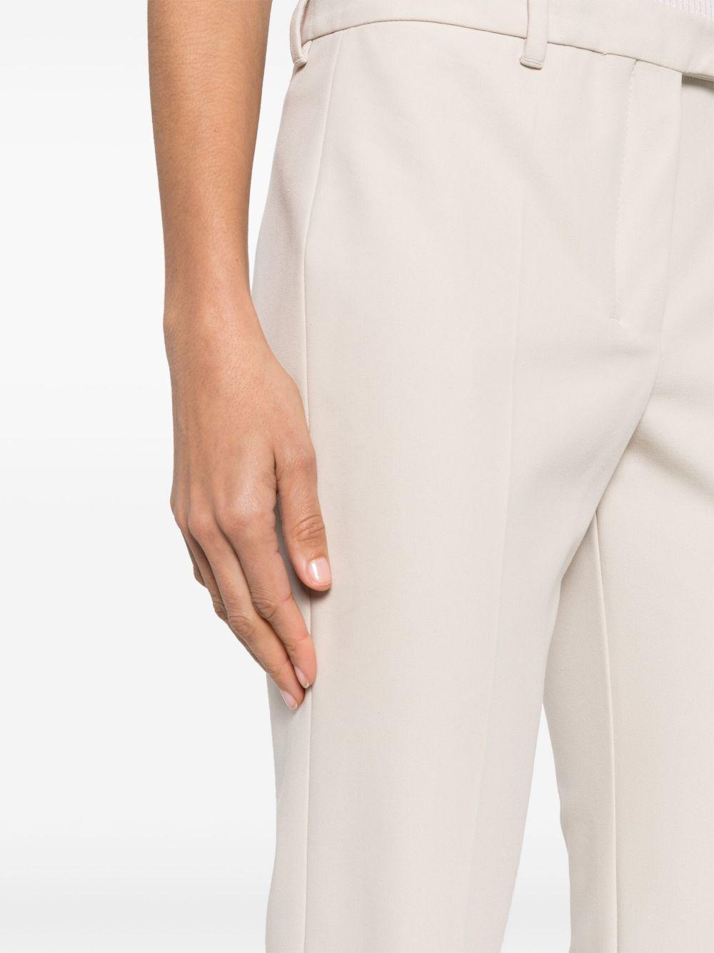 Pantalone Fatina slim in cotone e viscosa stretch grigio
