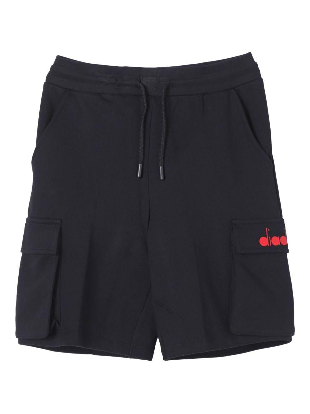Bermuda nero cargo S4DIJBBE164 110 DIADORA KIDS 