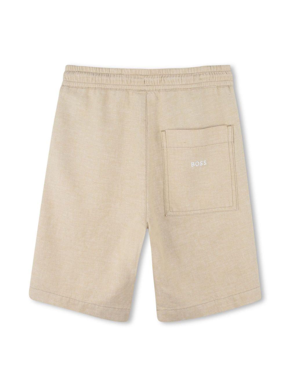 Bermuda elasticizzato beige