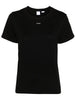 T-shirt nera mini logo