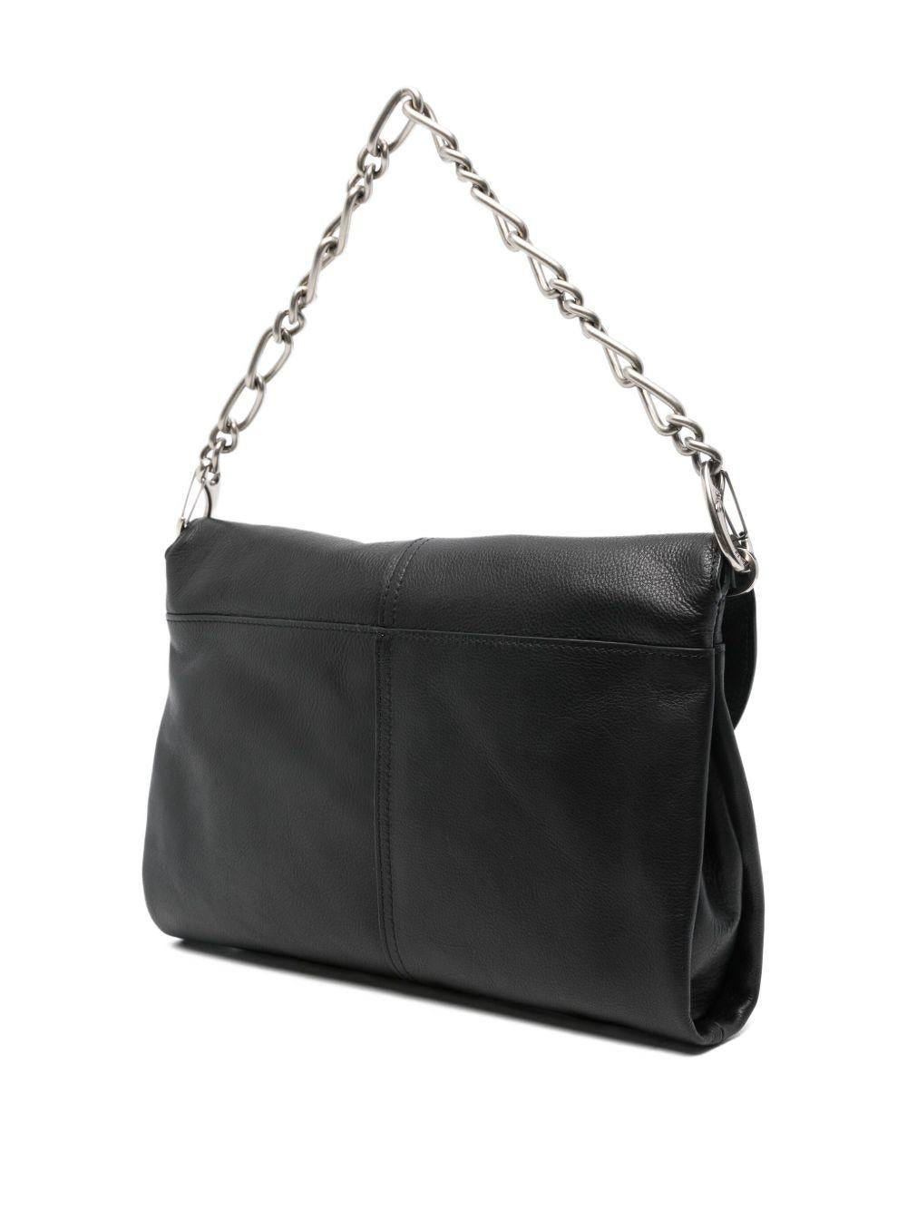 Borsa nera con tracolla a catena 2B0152L162 K103 PATRIZIA PEPE 