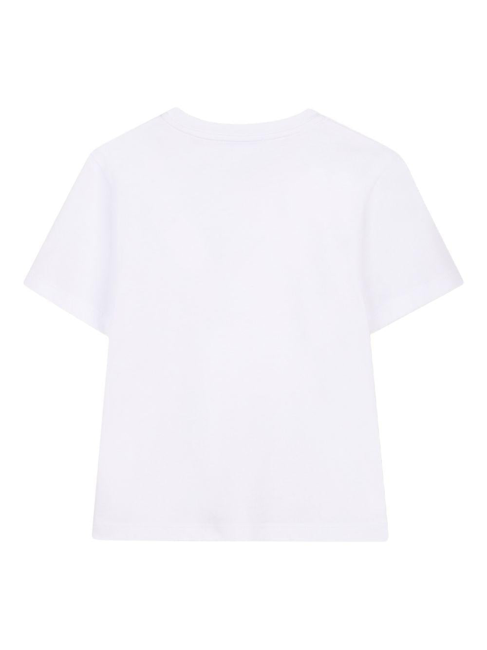 T-shirt con logo ricamato N30335 10P LANVIN KIDS 
