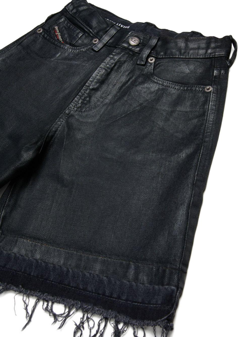 Shorts in Denim D-Argjx con Logo Posteriore J02351KXBPX K02 DIESEL KIDS 