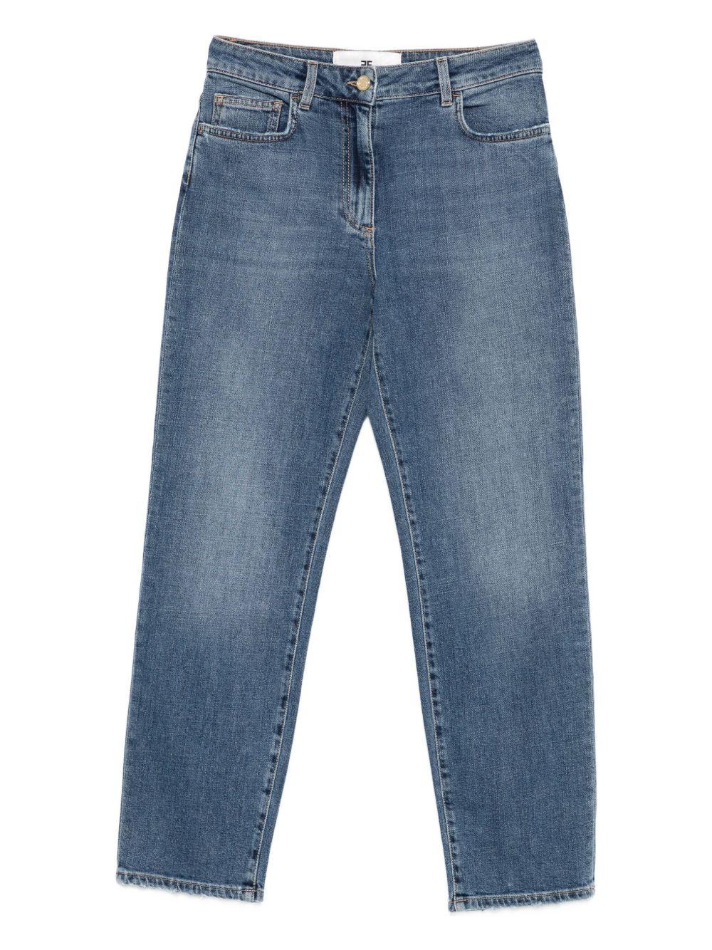 Jeans Dritti a Vita Media PJ07N56E2 192 ELISABETTA FRANCHI 