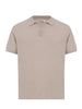Polo Sloan in maglia grigio pietra
