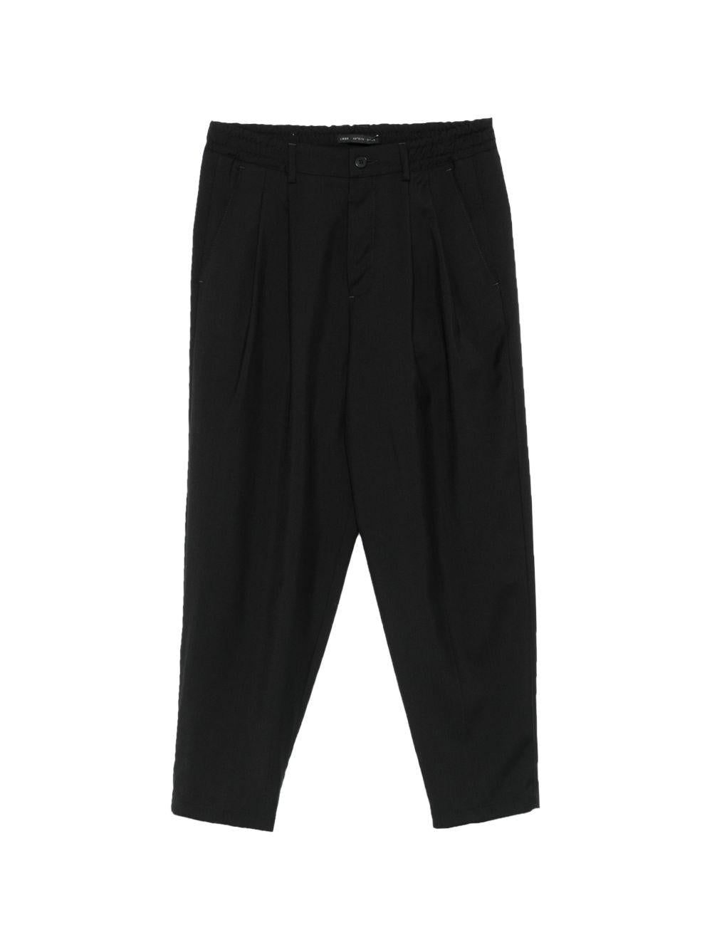Pantaloni plissé a vita alta LP26004 D001 LOW BRAND 