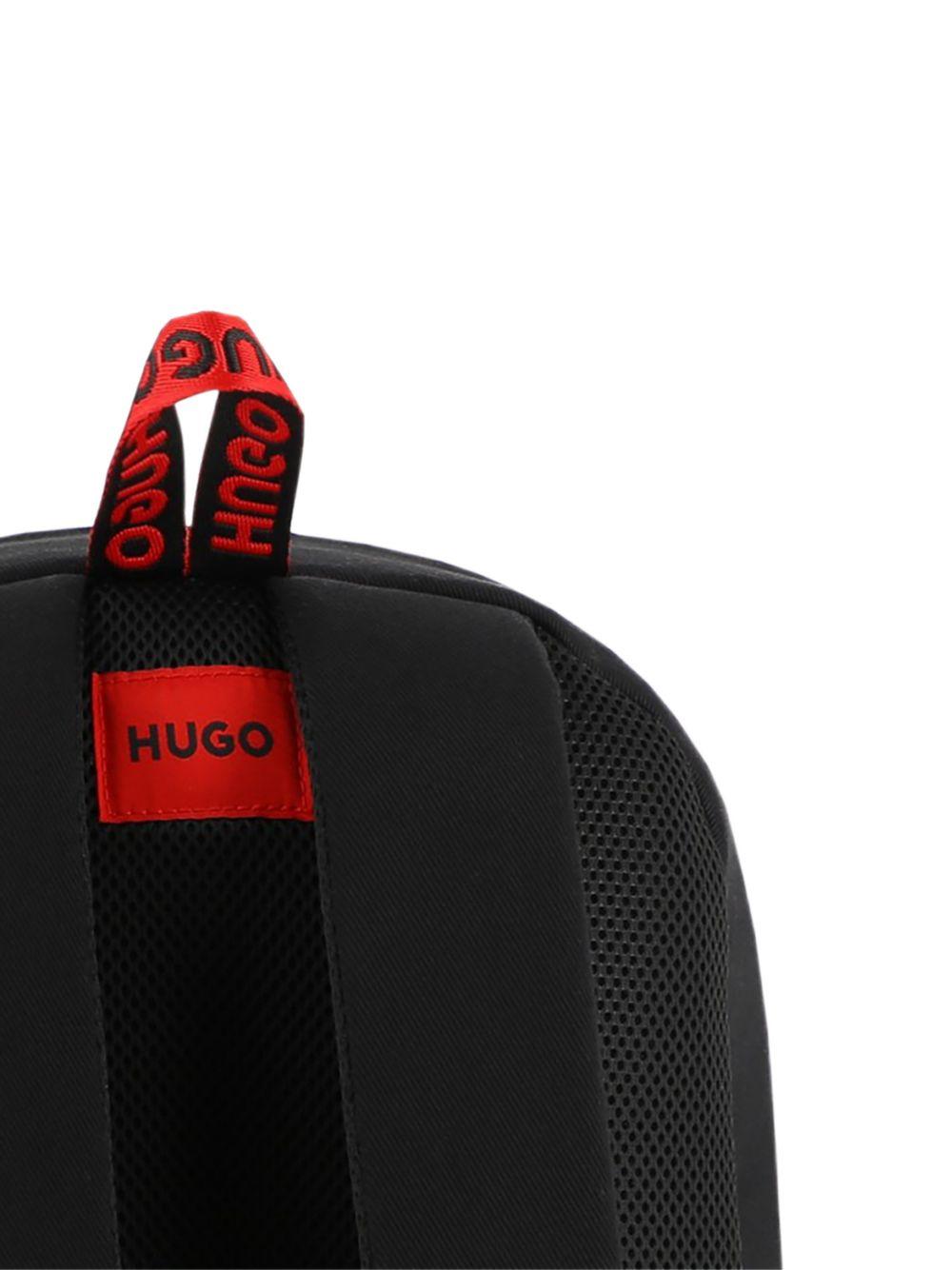 Zaino con logo e dettaglio a contrasto G01173 09B HUGO KIDS 