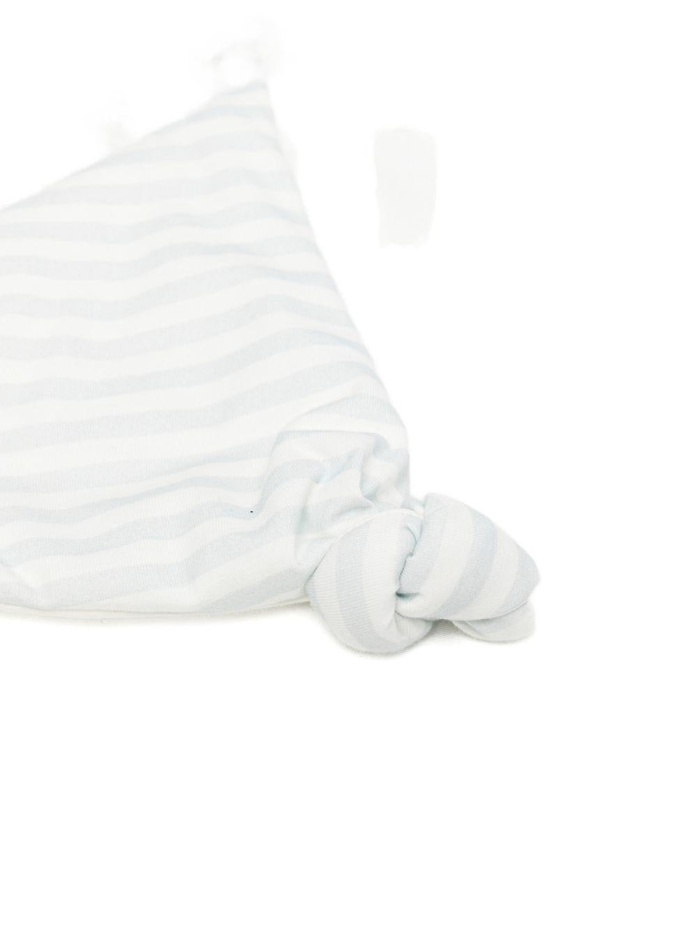 Fascia per capelli in cotone a righe con nodo E26108 AZZURRO NANAN KIDS 