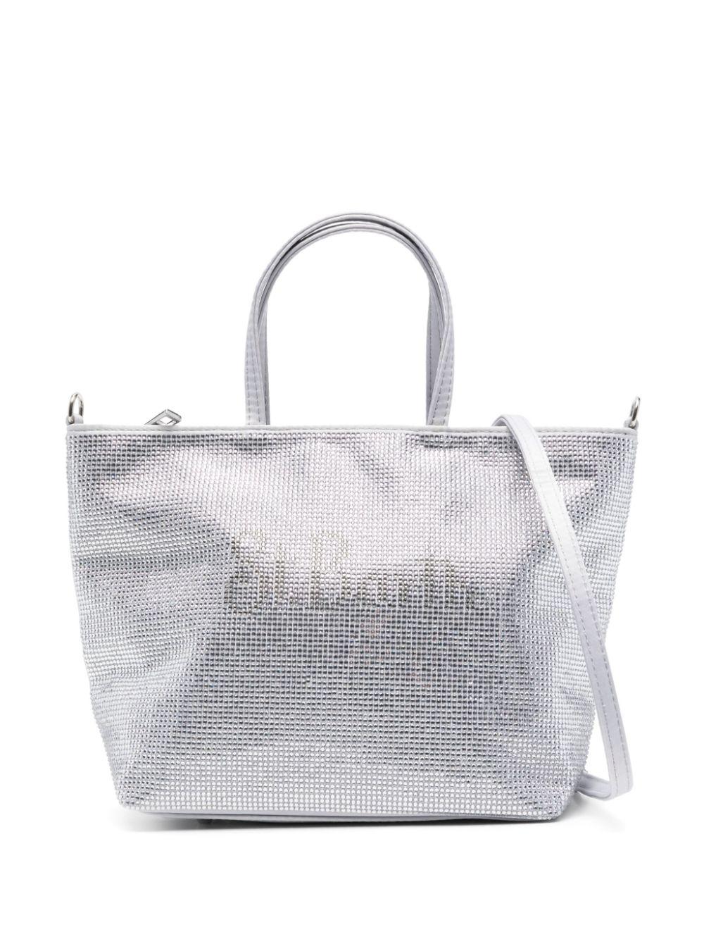 Borsa mini strass argento - Preludio Moda