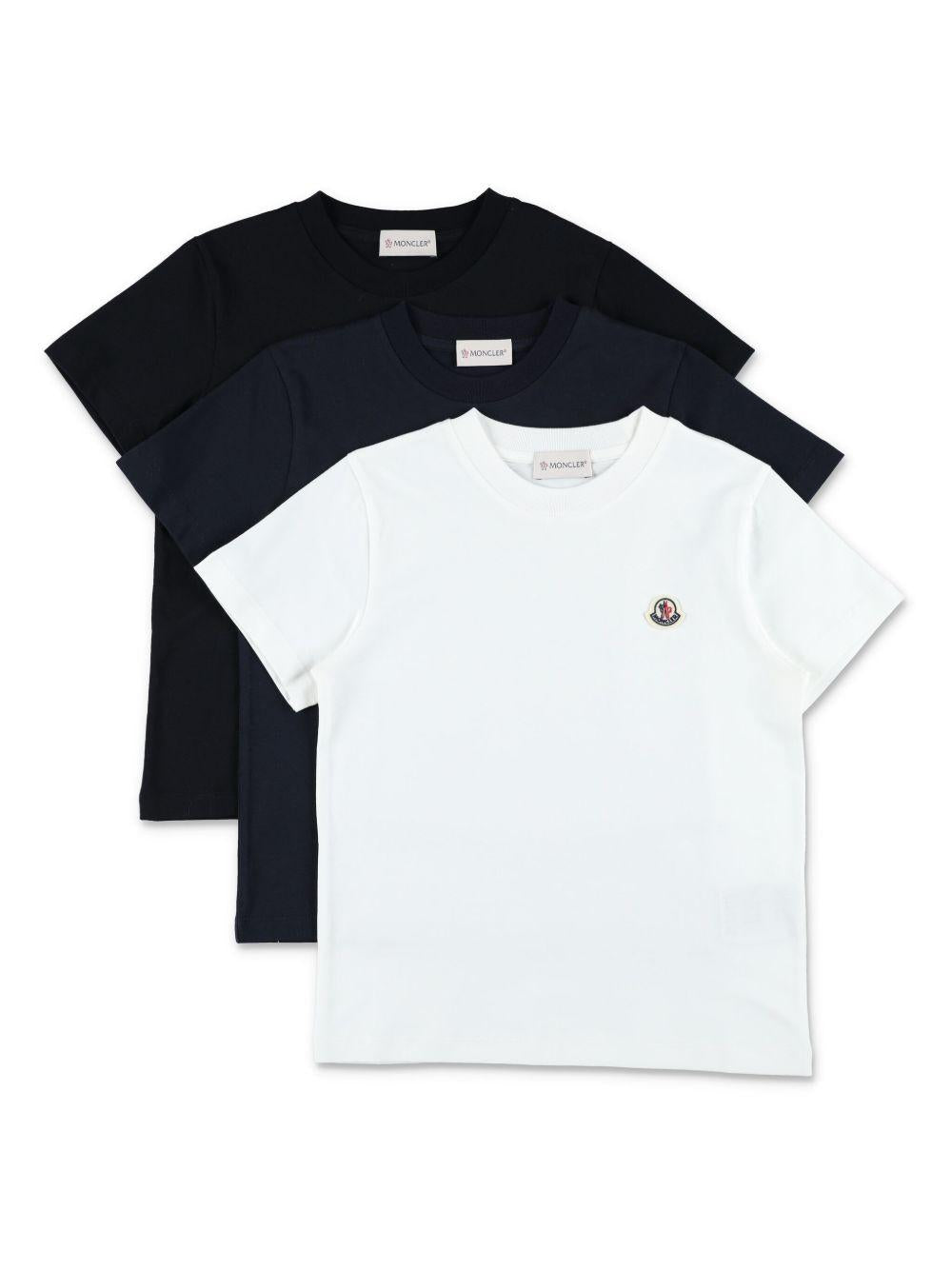 Set t-shirt basic (3pz) 9548C0001989AT9 3P1 MONCLER KIDS 