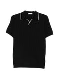 Polo in cotone scollo a V