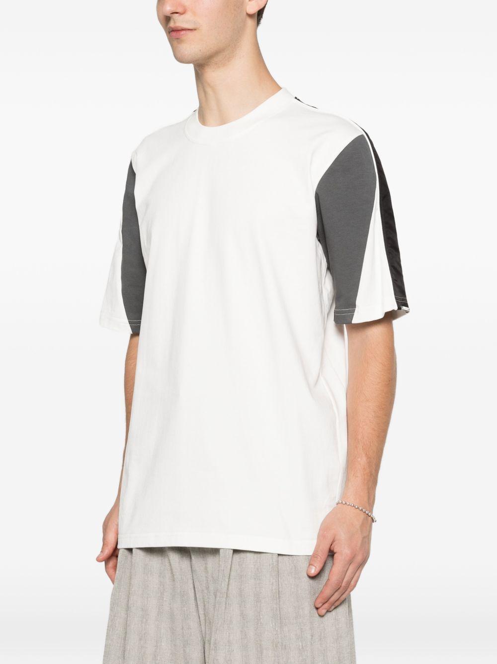 T-shirt girocollo a maniche corte XM4267 BIANCO YES LONDON 
