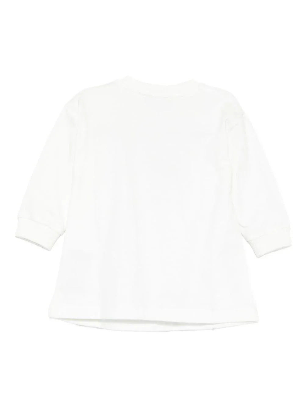 Abito nuvola girocollo con stampa orsetto e maniche lunghe - Preludio Moda