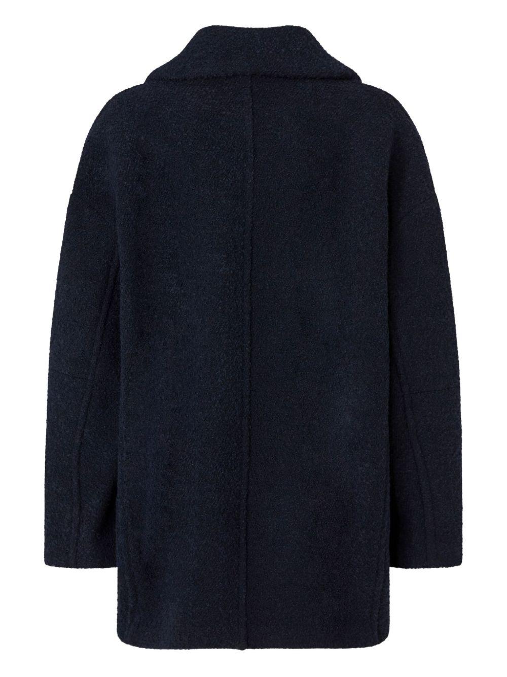 Cappotto doppiopetto con dettagli dorati 105559A2SH G02 PINKO 