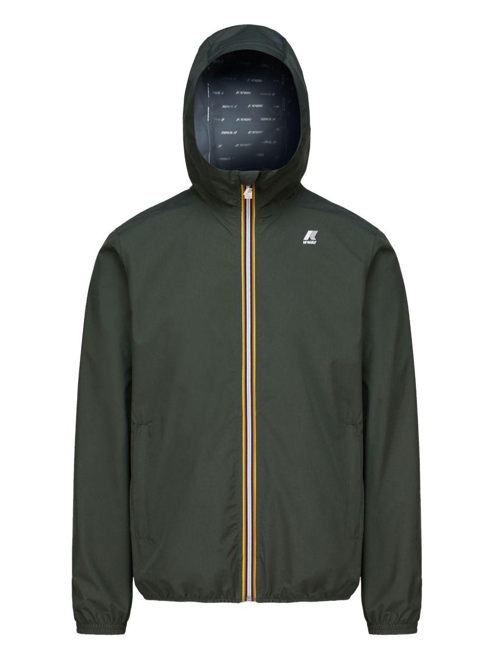 Giubbino jack stretch dot verde militare K5127QW WMR K-WAY 