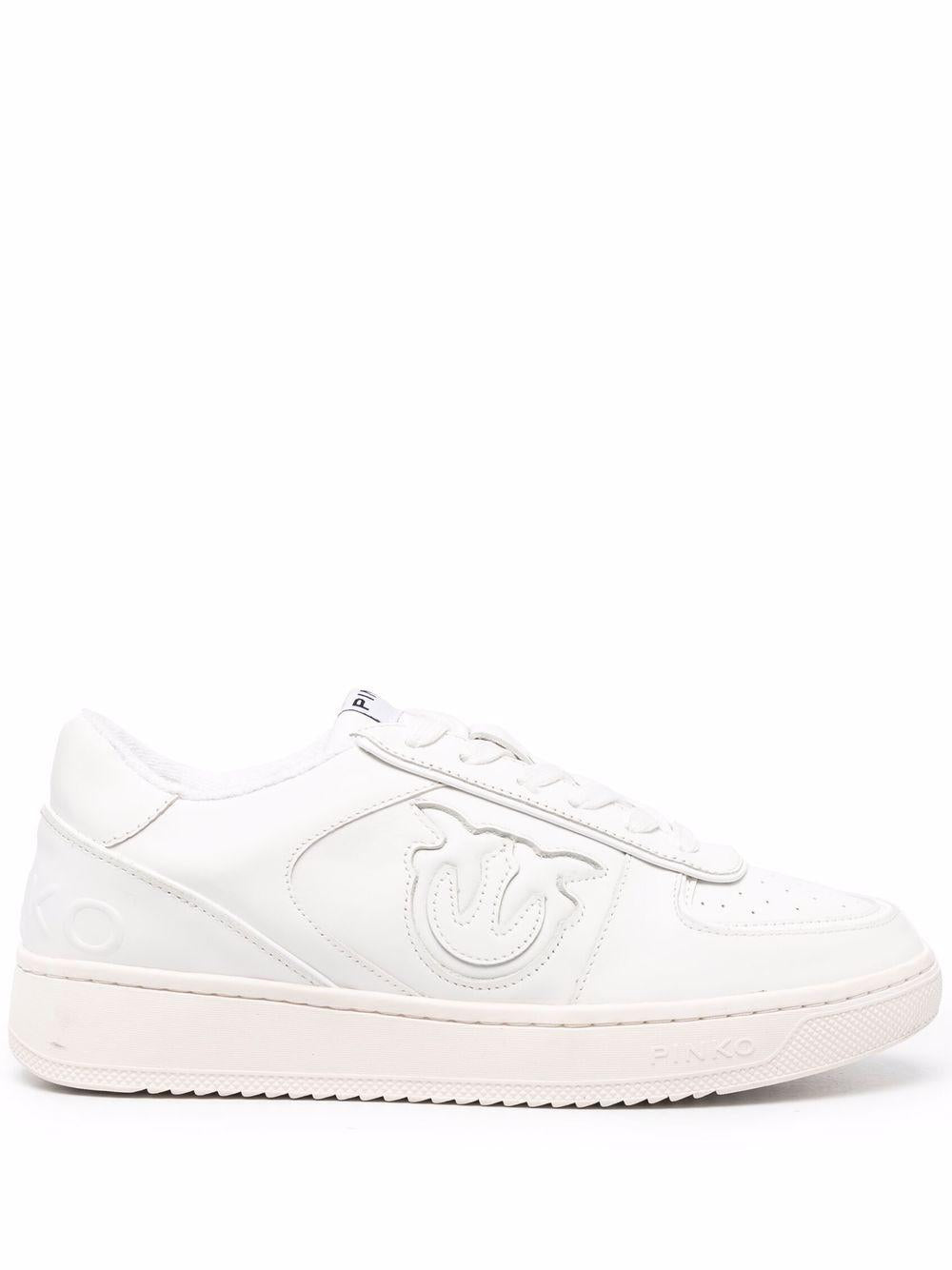 Sneakers bianca in pelle logo Love Birds inciso