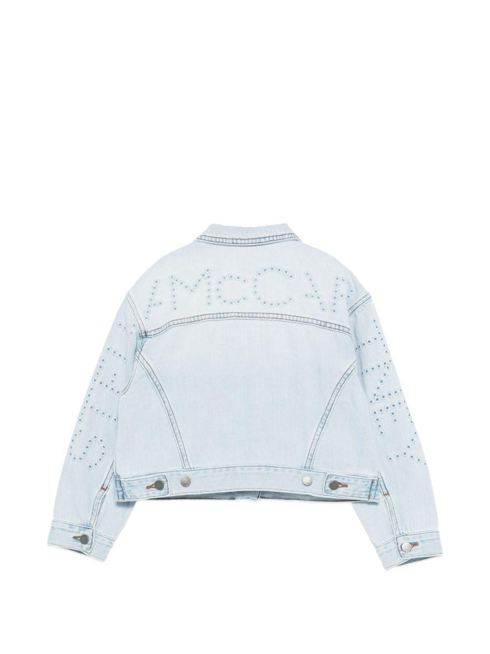 Giacca di jeans con bottoni metallici TY2A67Z0746 600 STELLA MCCARTNEY KIDS 