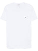 T-shirt bianca logo gommato