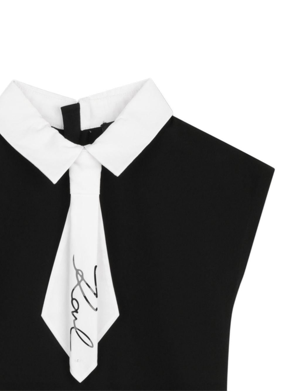 Abito senza maniche con colletto Z31151 M41 KARL LAGERFELD KIDS 