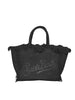 borsa Colette in canvas con strass nera