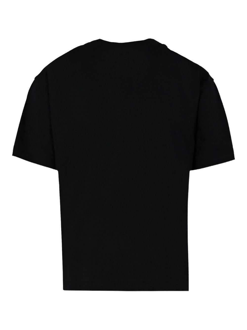 T-shirt Nera con Logo BX8P51Z3186 930BC BALMAIN KIDS 