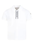 Polo in cotone con zip