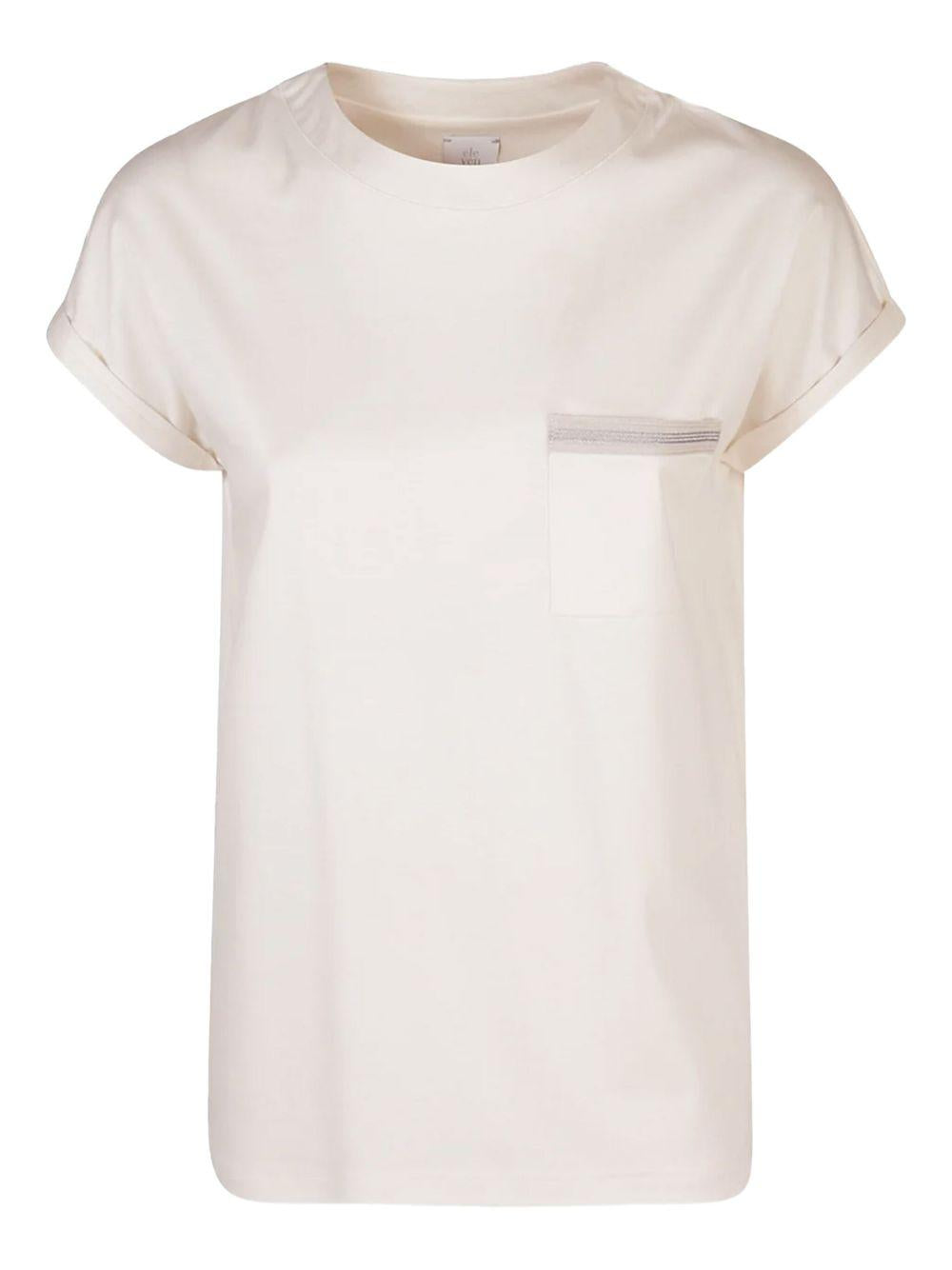 T-shirt sabbia con taschino I80TSHI03TES0I081 02 ELEVENTY 