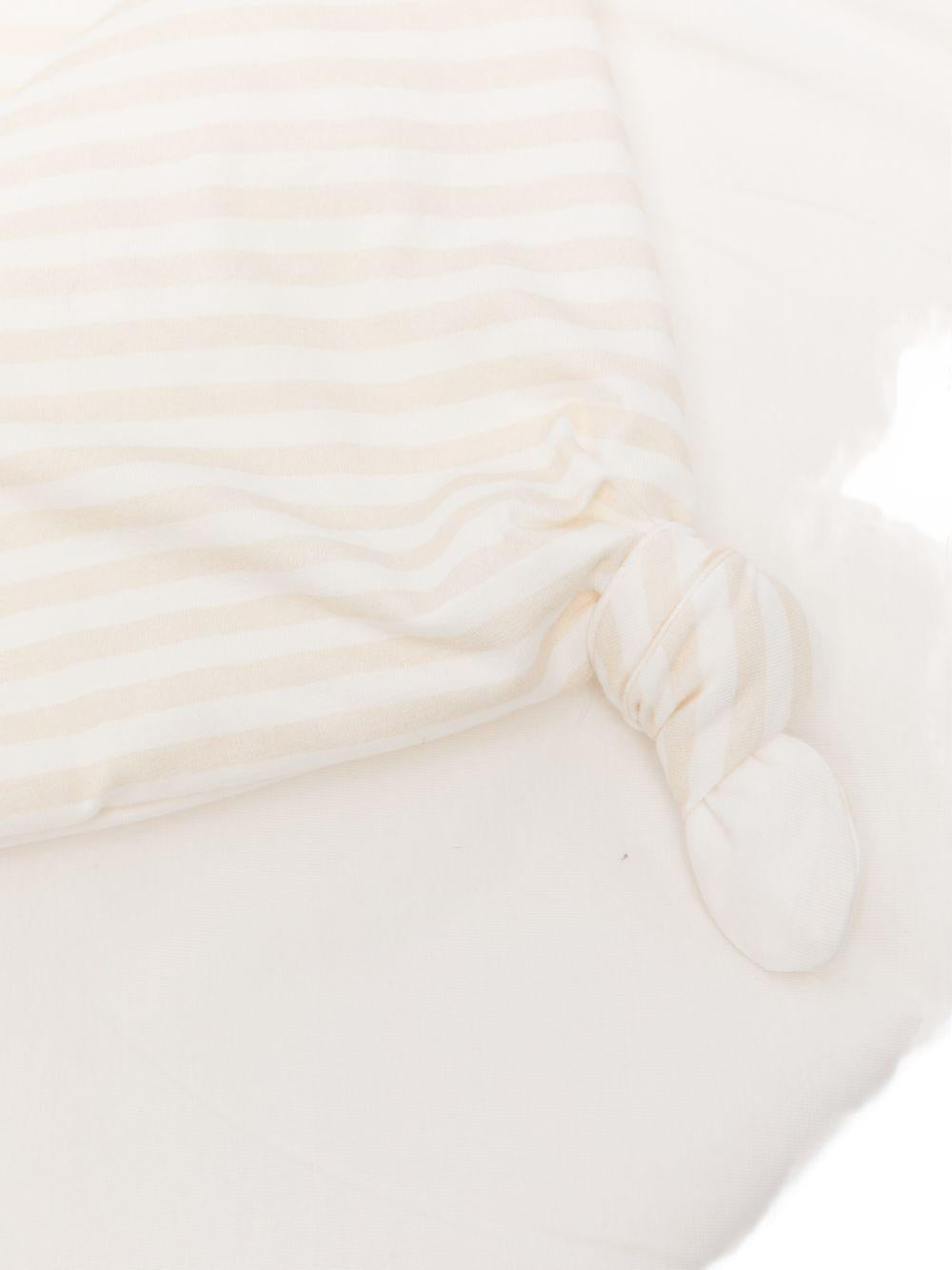 Coperta in cotone con angoli annodati E26408 BEIGE NANAN KIDS 