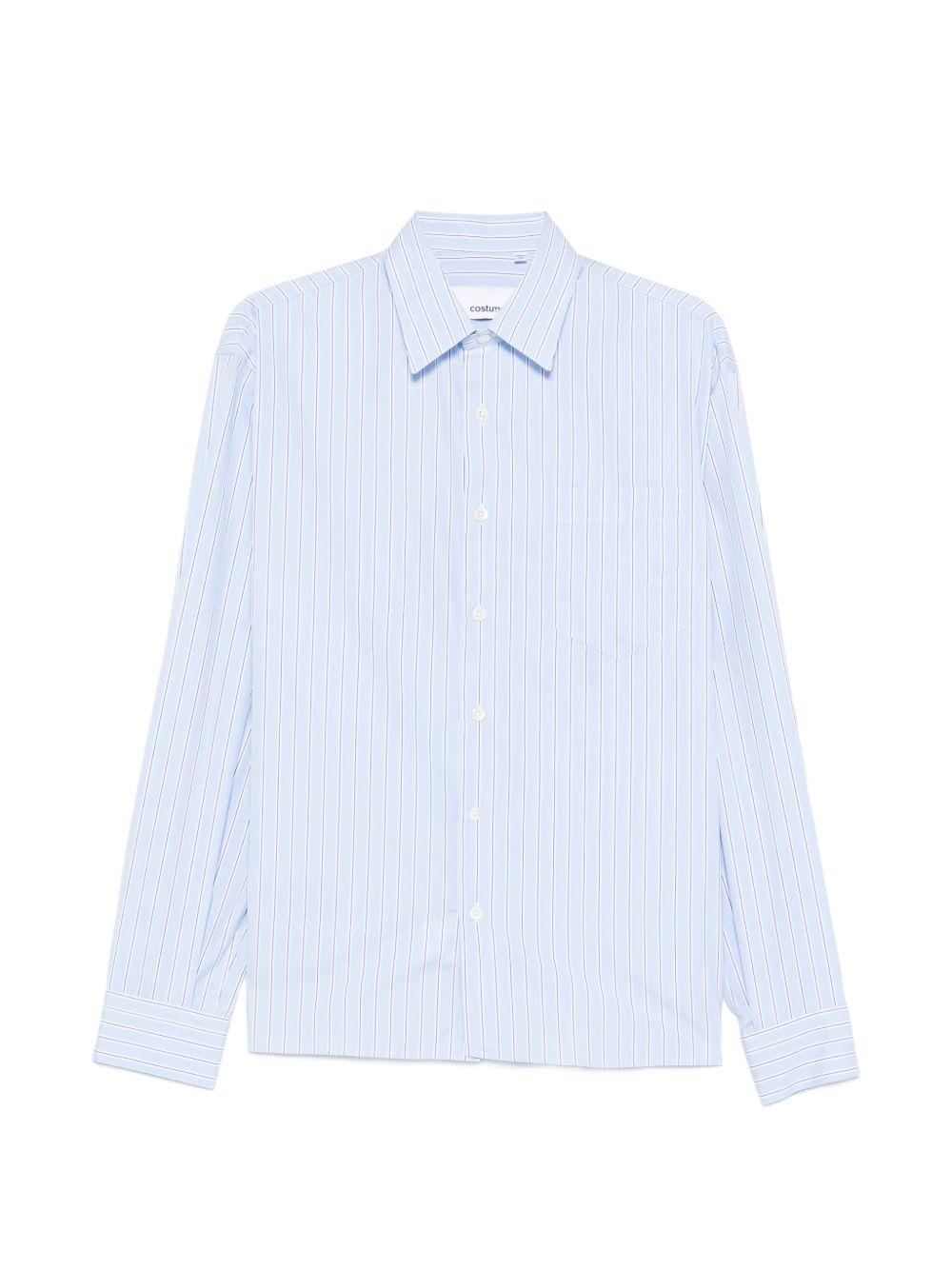 Camicia in cotone a righe 26S09 26815 COSTUMEIN 
