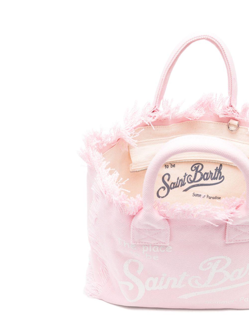 Borsa mare in cotone con frange COL0001 09197L MC2 SAINT BARTH 