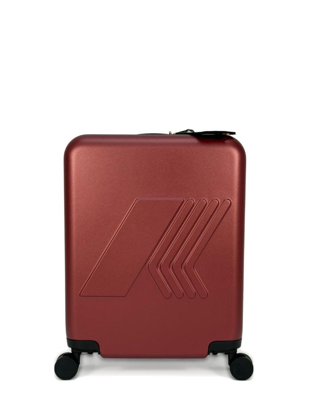 Valigia con Logo Goffrato e Chiusura a Combinazione K81372W WNN K-WAY 