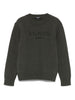 Maglione Verde Scuro Con logo Ricamato