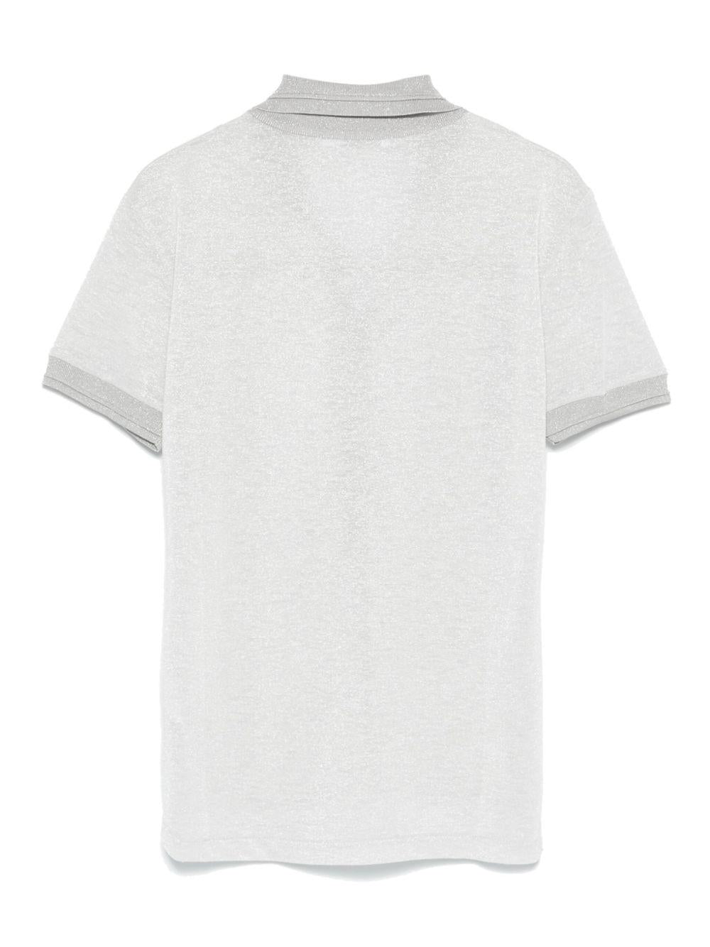T-shirt in maglia "Essential" bianca