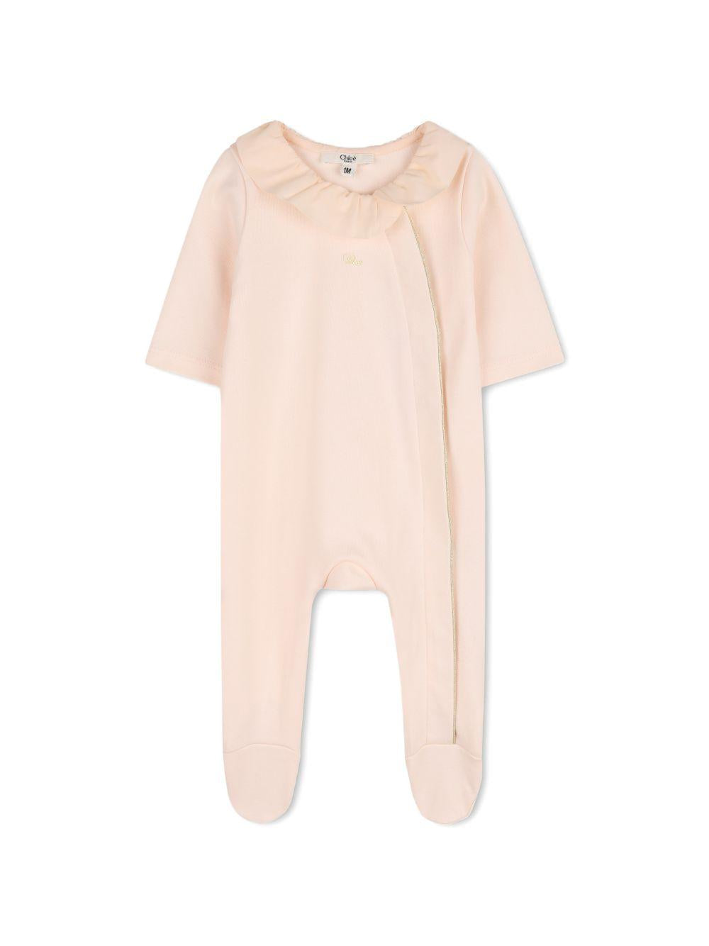 Set tutina neonato con cappello e bavaglino C20926 440 CHLOE KIDS 