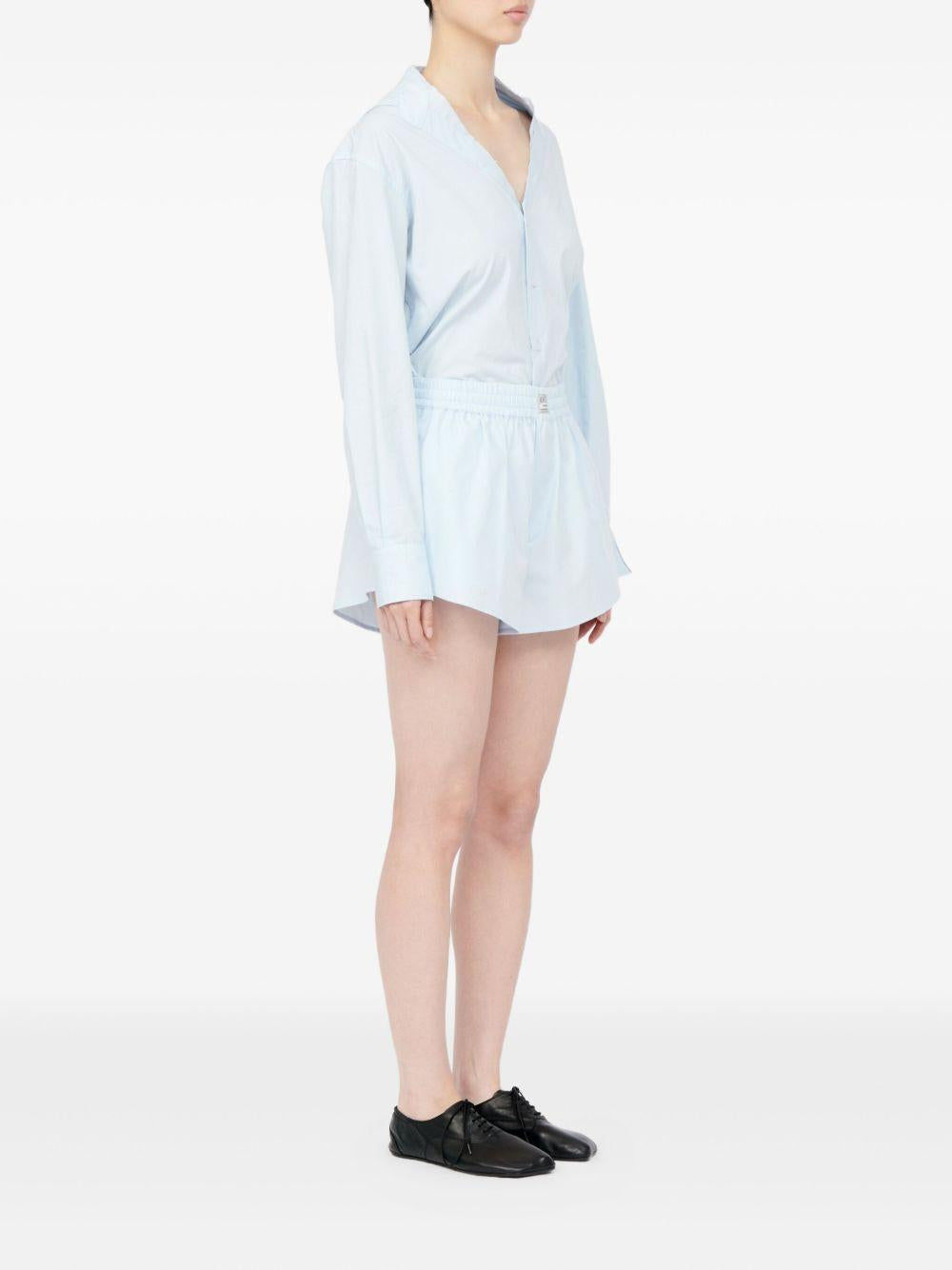Shorts vita alta effetto ballon S52MU0135M35480 501 MM6 MAISON MARGIELA 